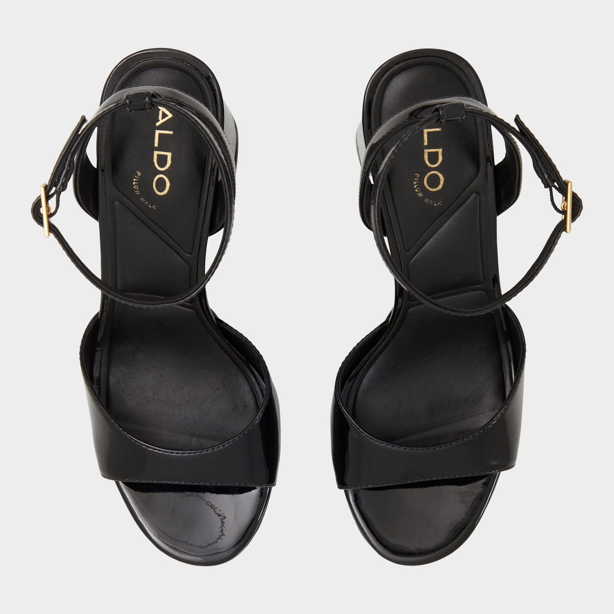 Valoria Black Women's Platform sandals - Strappy heeled sandal, Platform | Aldo Essential
