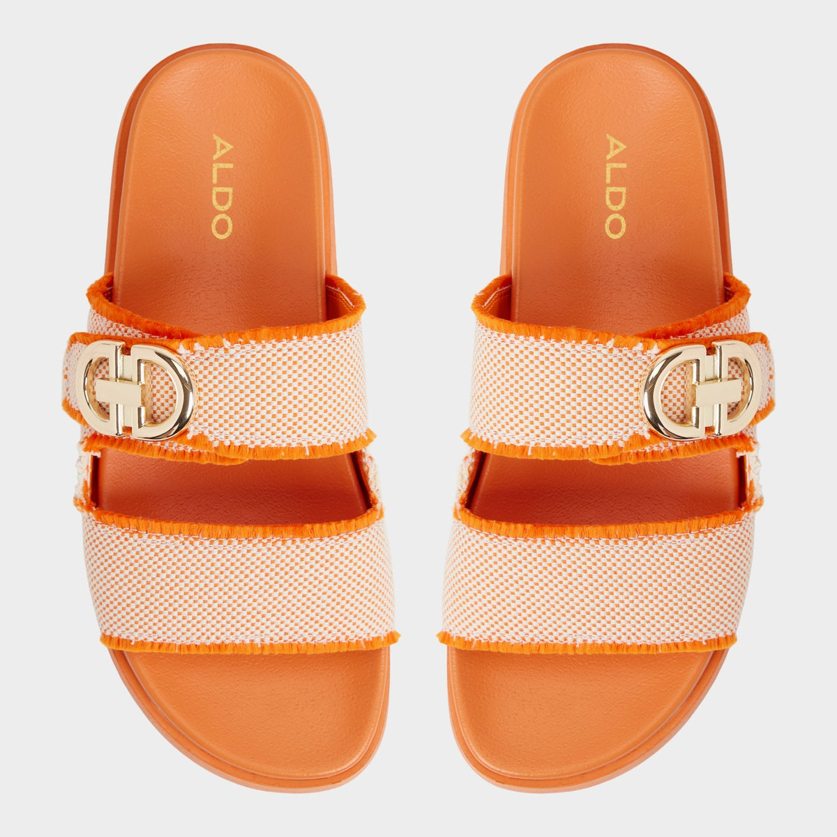Daisymae Orange Women's Footbed sandals - | Aldo Best Seller