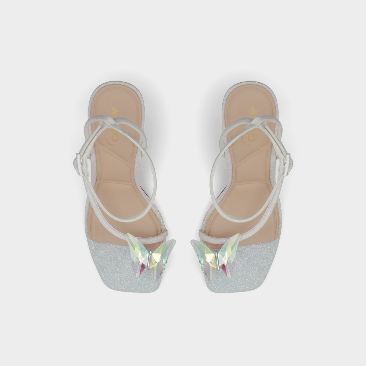 Pepela in White - Strappy heeled sandal, Block heel | Aldo Trending