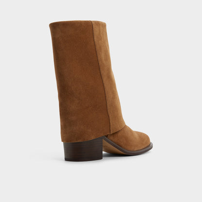 Nolya in Medium Brown - Ankle boot, Block heel | Aldo Classic