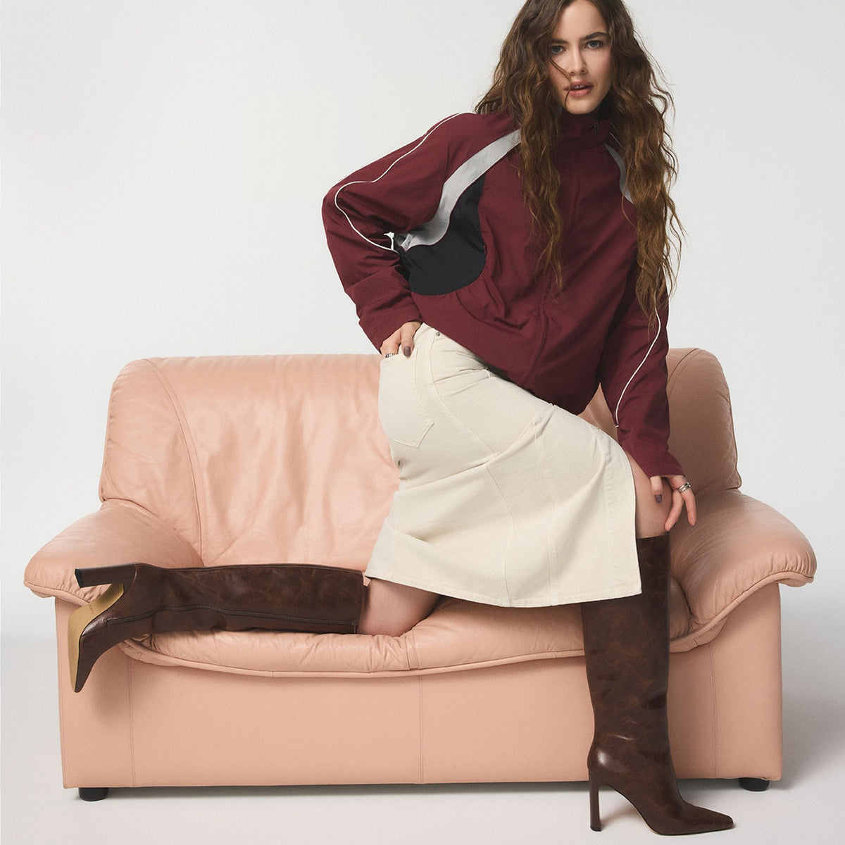 Elyne in Medium Brown - Knee-high boot | Aldo Popular