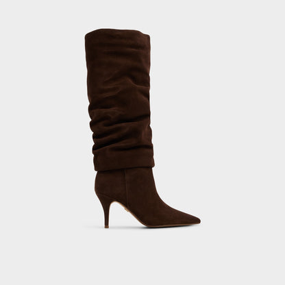 Kimmia in Medium Brown - Knee-high boot, Stiletto heel | Aldo Exclusive