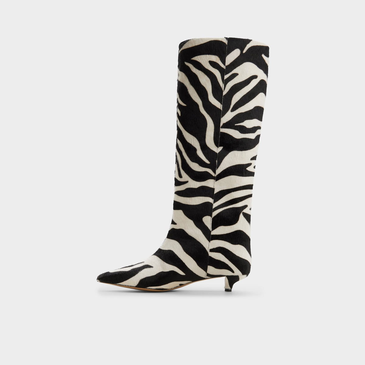 Gabelia in White Black - Knee-high boot, Kitten heel | Aldo Recommended