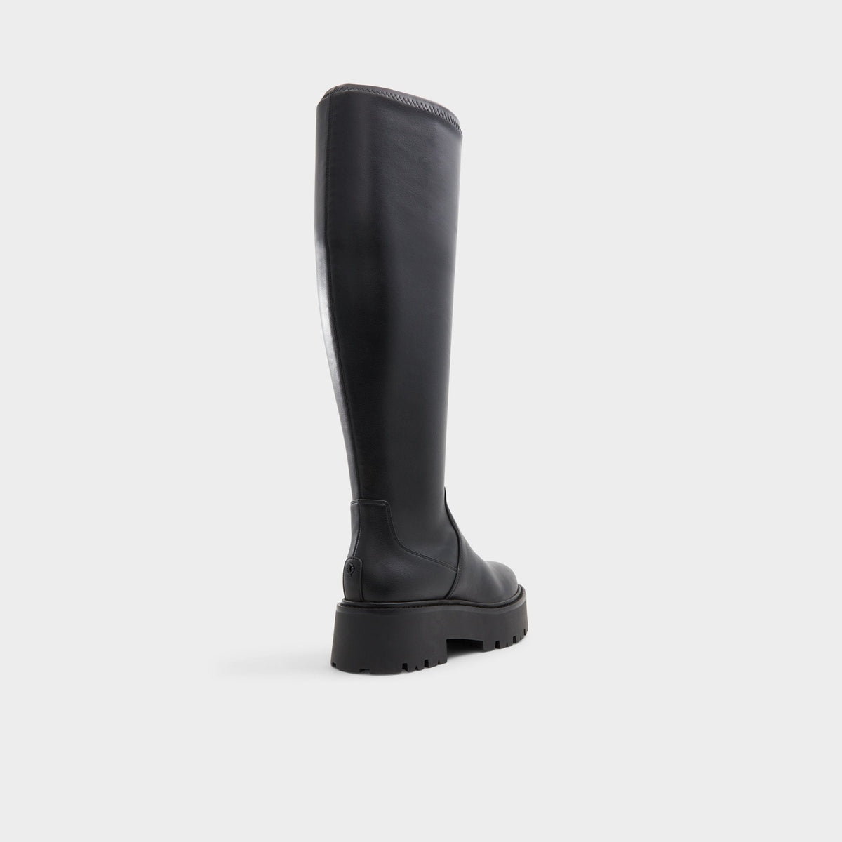 Carelden Black Women's Tall Boots - Knee-high boot, Lug sole | Aldo Signature