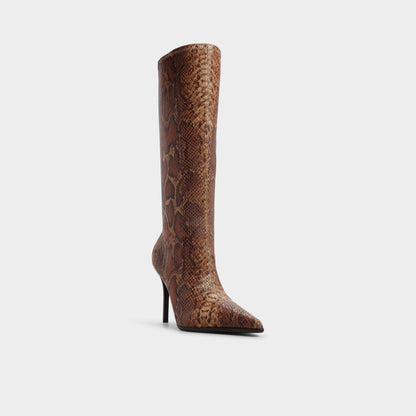 Re in Emily Brown Multi - Knee-high boot, Stiletto heel | Aldo Trending