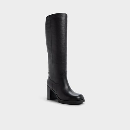 Juny in Black - Knee-high boot, Platform | Aldo Best Seller