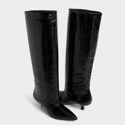 Everose in Black - Knee-high boot, Kitten heel | Aldo Signature