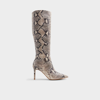 Laroche Beige Overflow Women's Tall Boots - Knee-high boot, Stiletto heel | Aldo Exclusive