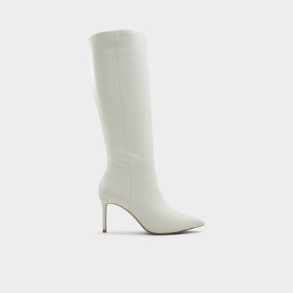 Laroche-wc White/Bone Women's Tall Boots - Knee-high boot, Stiletto heel | Aldo Recommended