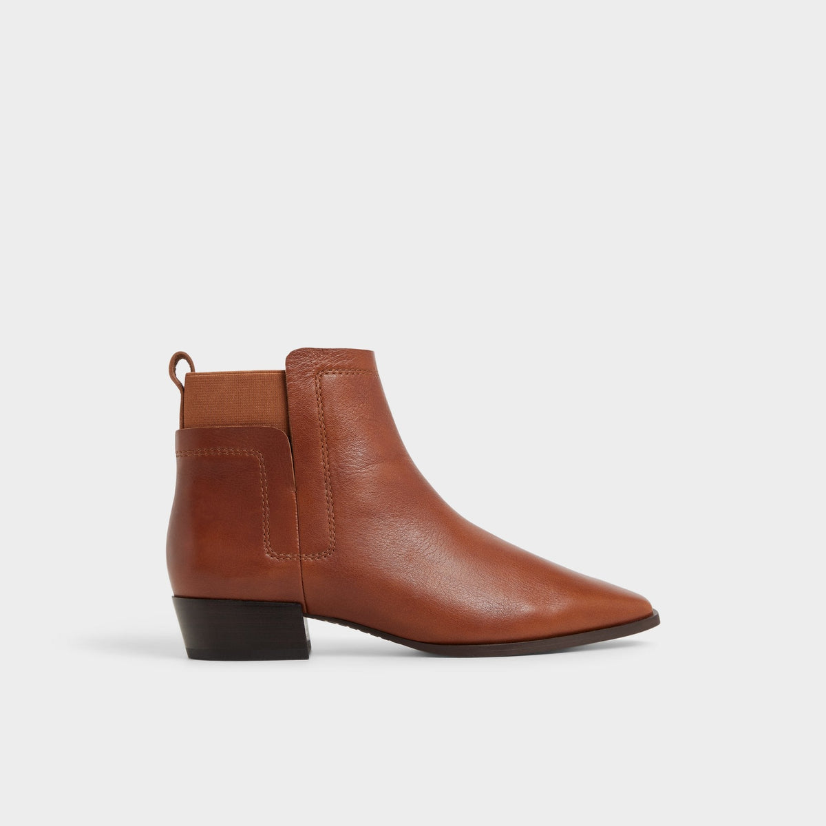 Raneldar in Medium Brown - Chelsea boot, Block heel | Aldo Essential