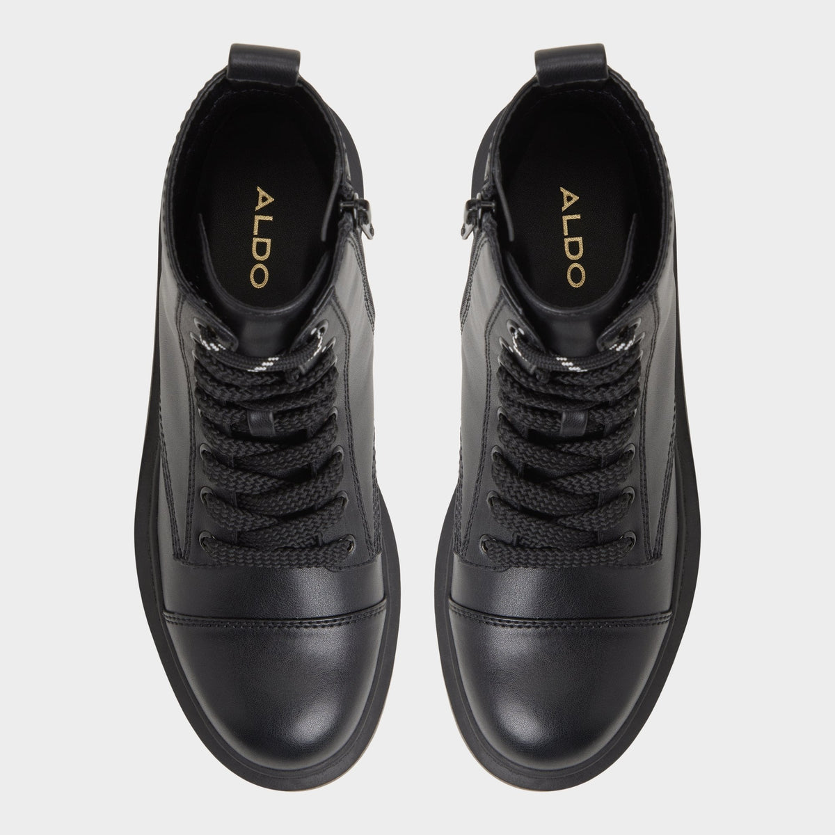 Goer Black Women's Casual boots - Combat ankle boot, Lug sole | Aldo Best Seller