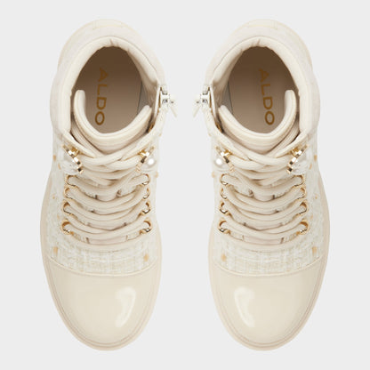 Mariettia in Other White - Lace-up boot, Lug sole | Aldo Recommended