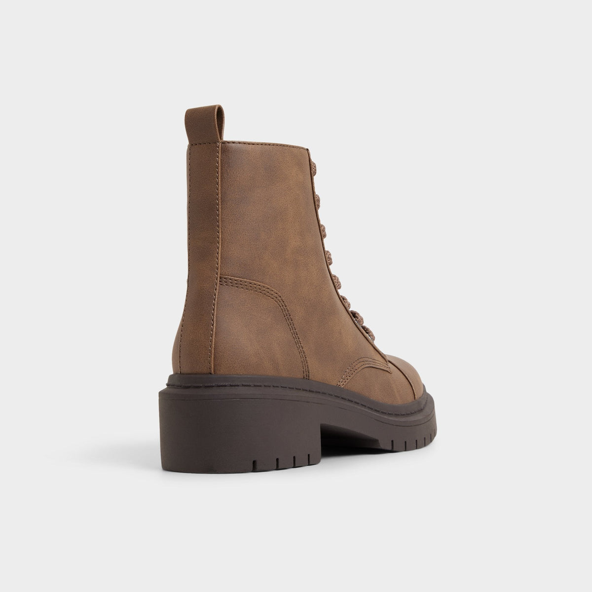 Goer in Medium Brown - Combat ankle boot, Lug sole | Aldo Trending