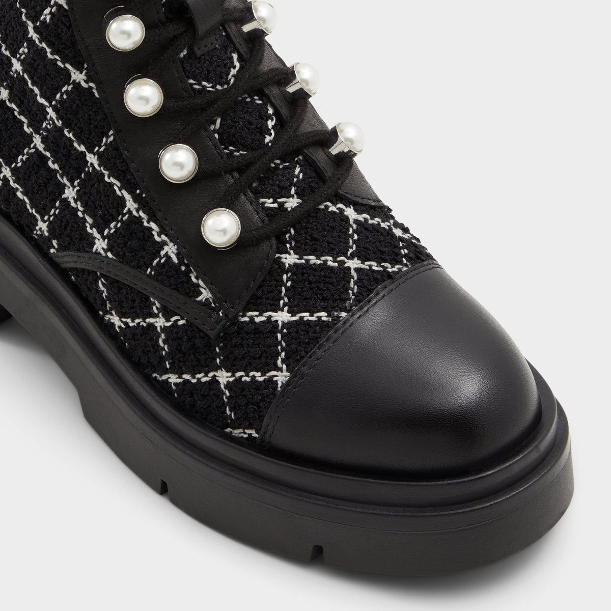 Marthia in Other Black - Combat ankle boot, Black | Aldo Exclusive