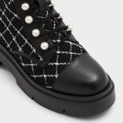 Marthia in Other Black - Combat ankle boot, Black | Aldo Exclusive