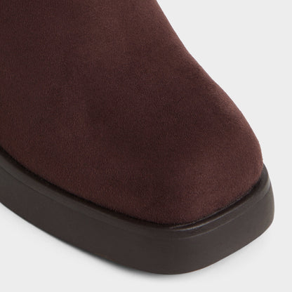 Auster in Dark Brown - Knee-high boot, Platform | Aldo New
