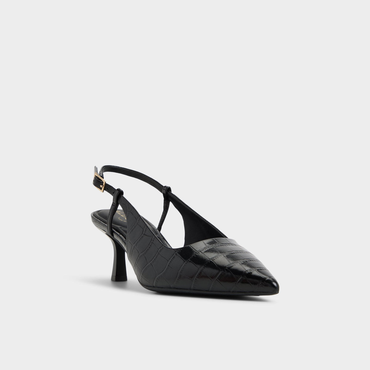 Adan in Black - Slingback heel, Kitten heel | Aldo Premium