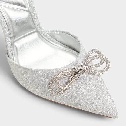 Addie Silver Women's Slingbacks - Slingback heel, Stiletto heel | Aldo New