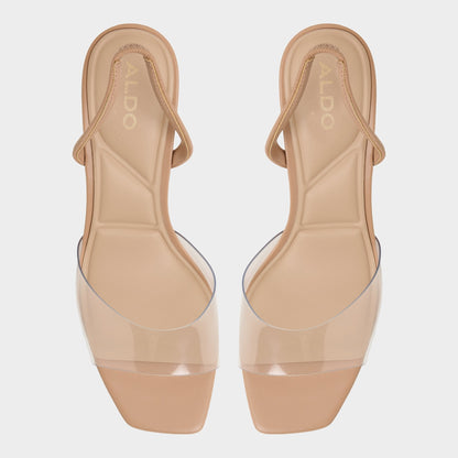 Andyana Beige Women's Strappy sandals - Slingback heeled sandal, Stiletto heel | Aldo Essential