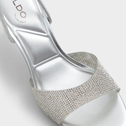 Aitana Silver Women's Heeled sandals - Slingback heeled sandal, Stiletto heel | Aldo Best Seller