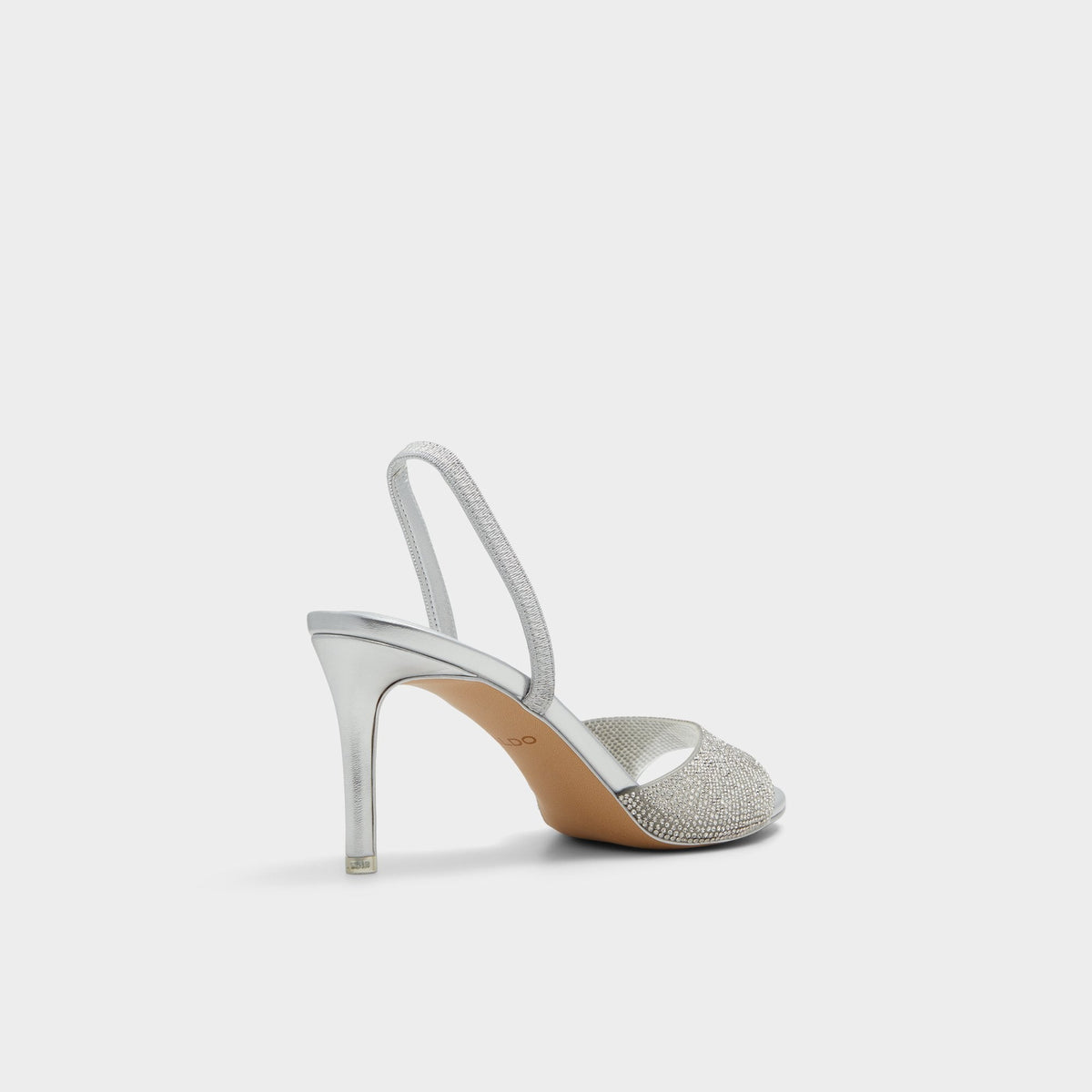 Aitana Silver Women's Heeled sandals - Slingback heeled sandal, Stiletto heel | Aldo Best Seller
