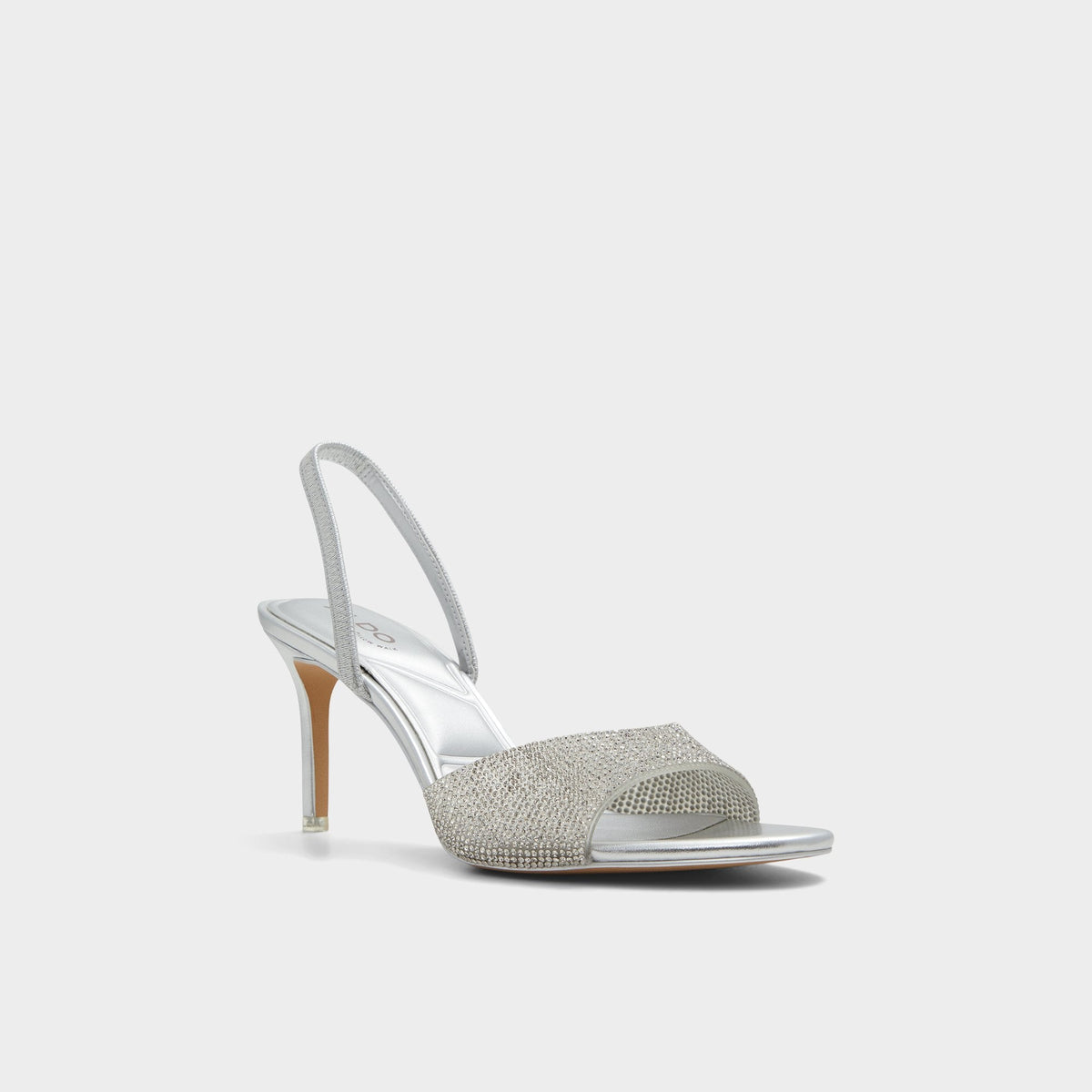 Aitana Silver Women's Heeled sandals - Slingback heeled sandal, Stiletto heel | Aldo Best Seller