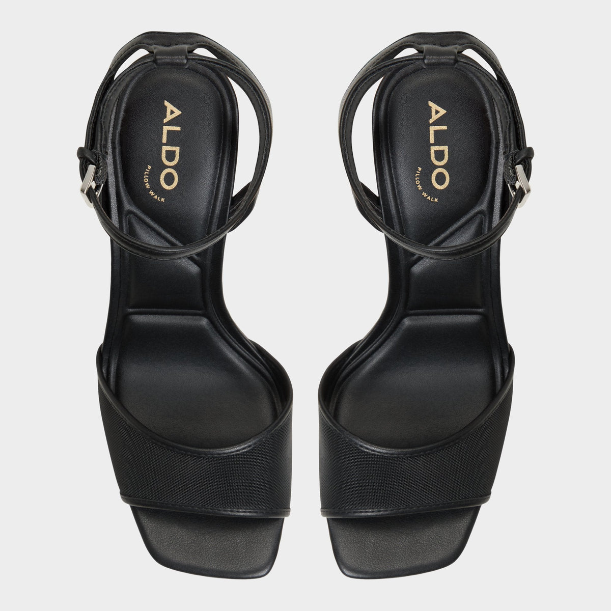 Chicglimmer Black Women's Platform sandals - Strappy heeled sandal, Block heel | Aldo Exclusive
