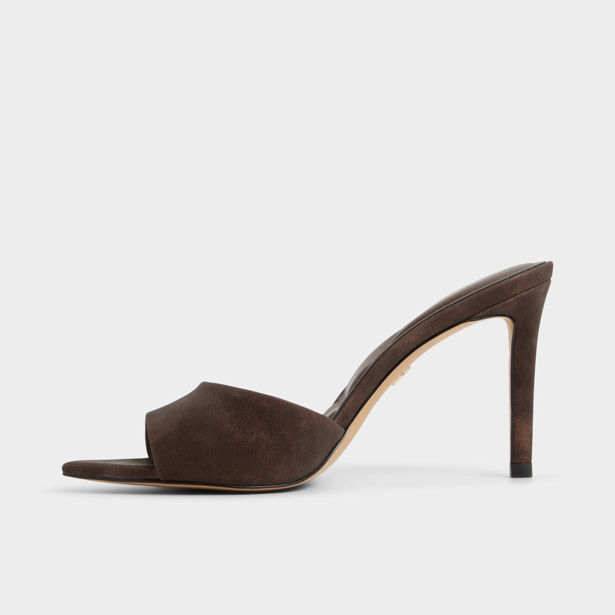 Anniebrilden Dark Brown Women's Mule slides - Heeled mule, Stiletto heel | Aldo Exclusive