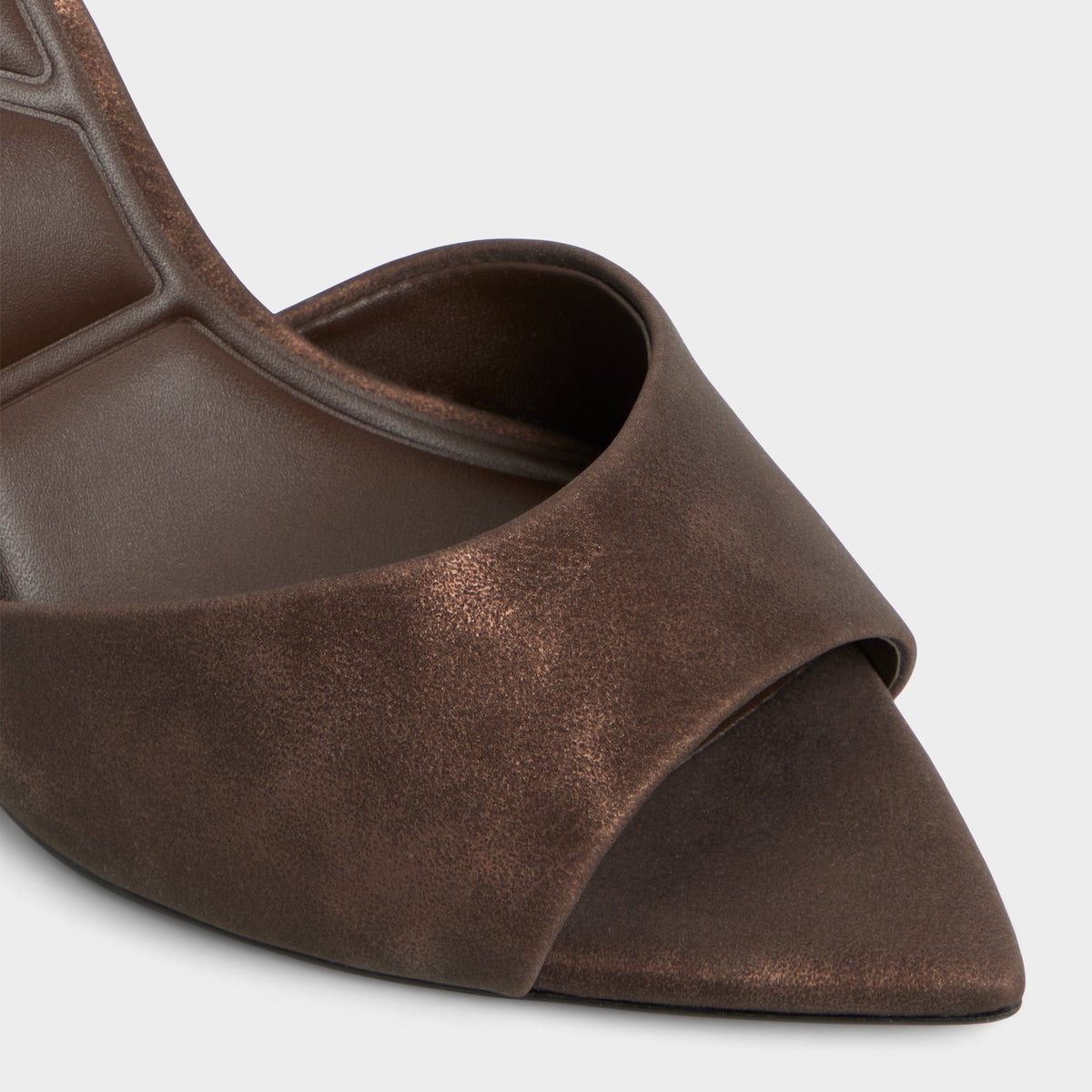 Anniebrilden Dark Brown Women's Mule slides - Heeled mule, Stiletto heel | Aldo Exclusive