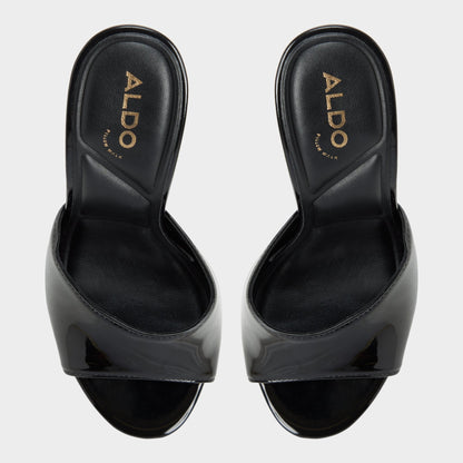 Rivieraa in Black - Heeled mule, Platform | Aldo Signature