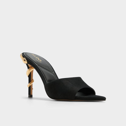 Seashella Other Black Women's Heeled mules - Heeled mule | Aldo Exclusive