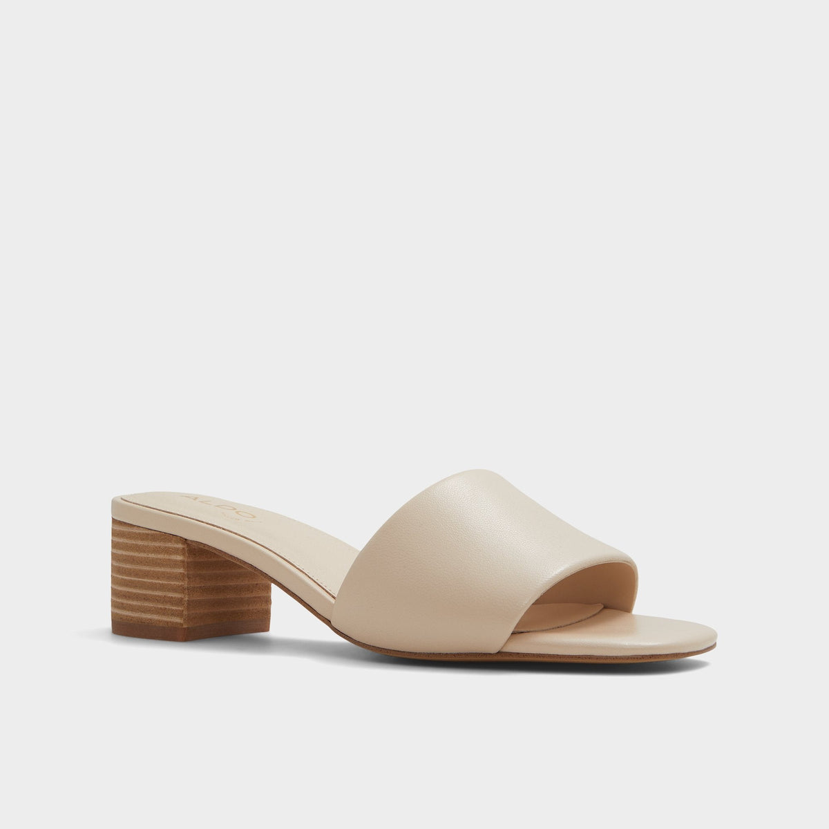 Claudina Other Beige Women's Block heels - Heeled mule, Block heel | Aldo Popular