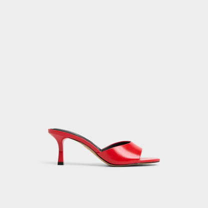 Annaberaen in Bright Red - Heeled mule, Stiletto heel | Aldo Best Seller