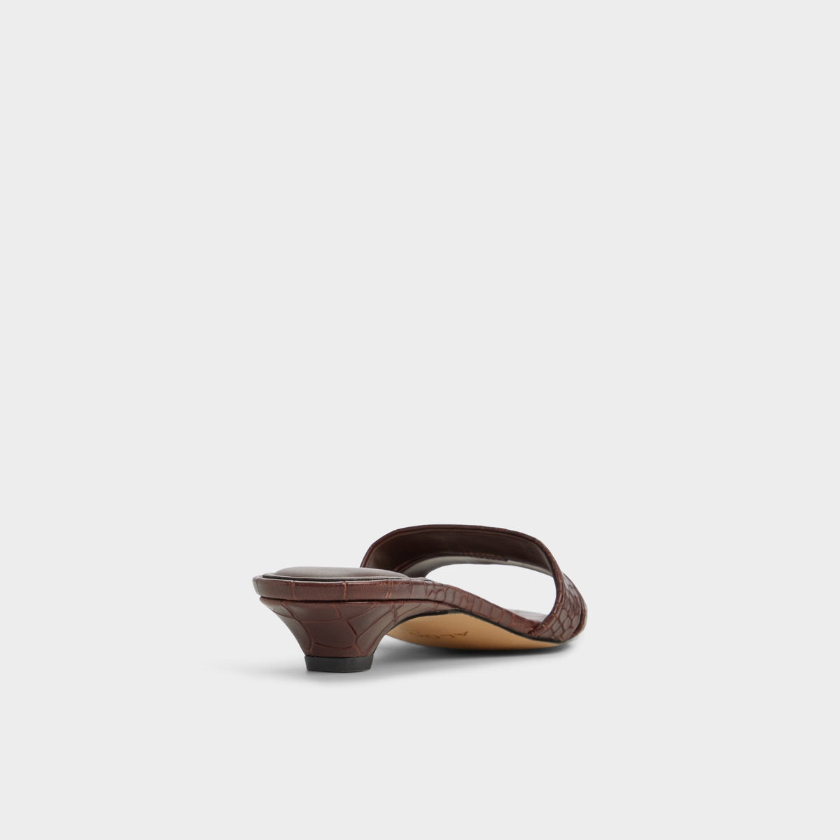 Scarletta Dark Brown Women's Heeled mules - Heeled mule, Kitten heel | Aldo Essential