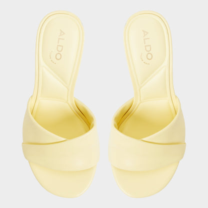 Lyhanna Light Yellow Women's Heeled mules - Heeled mule, Stiletto heel | Aldo Exclusive