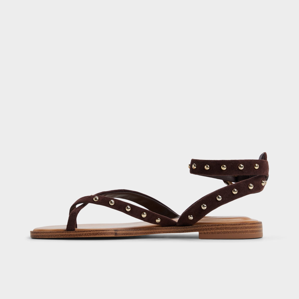 Daressi in Dark Brown - Flat sandal | Aldo Signature