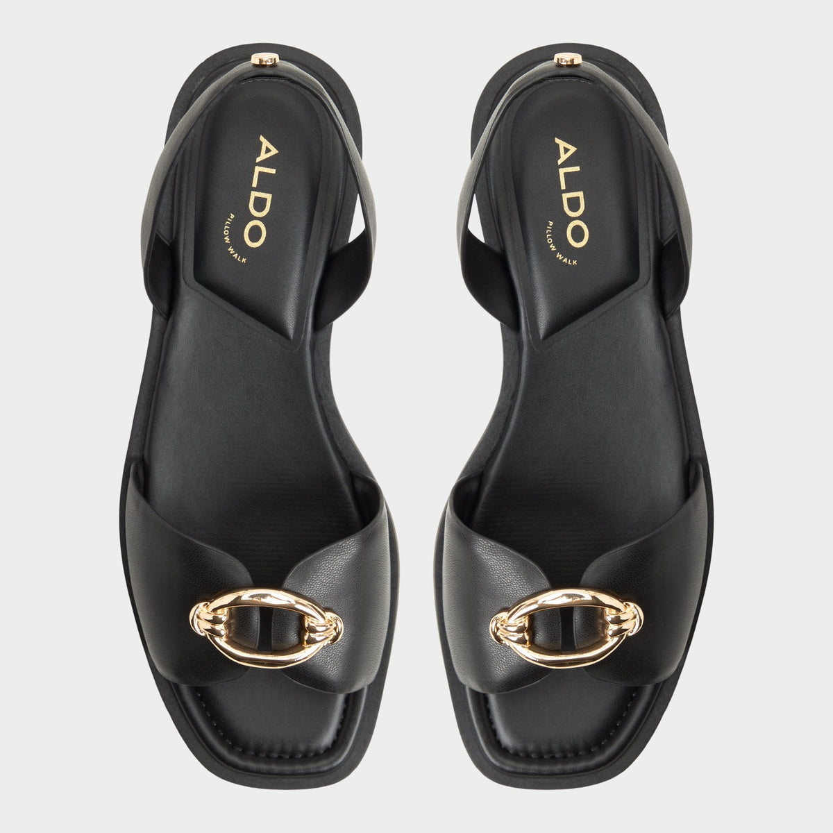 Calelian in Black - Flat sandal | Aldo Trending