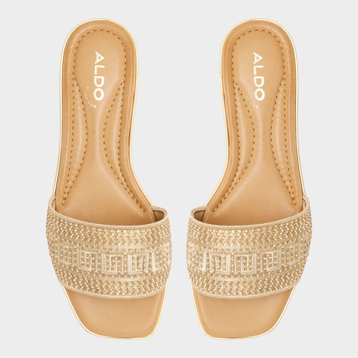Oceania Gold Women's Flats - Slide sandal | Aldo Premium