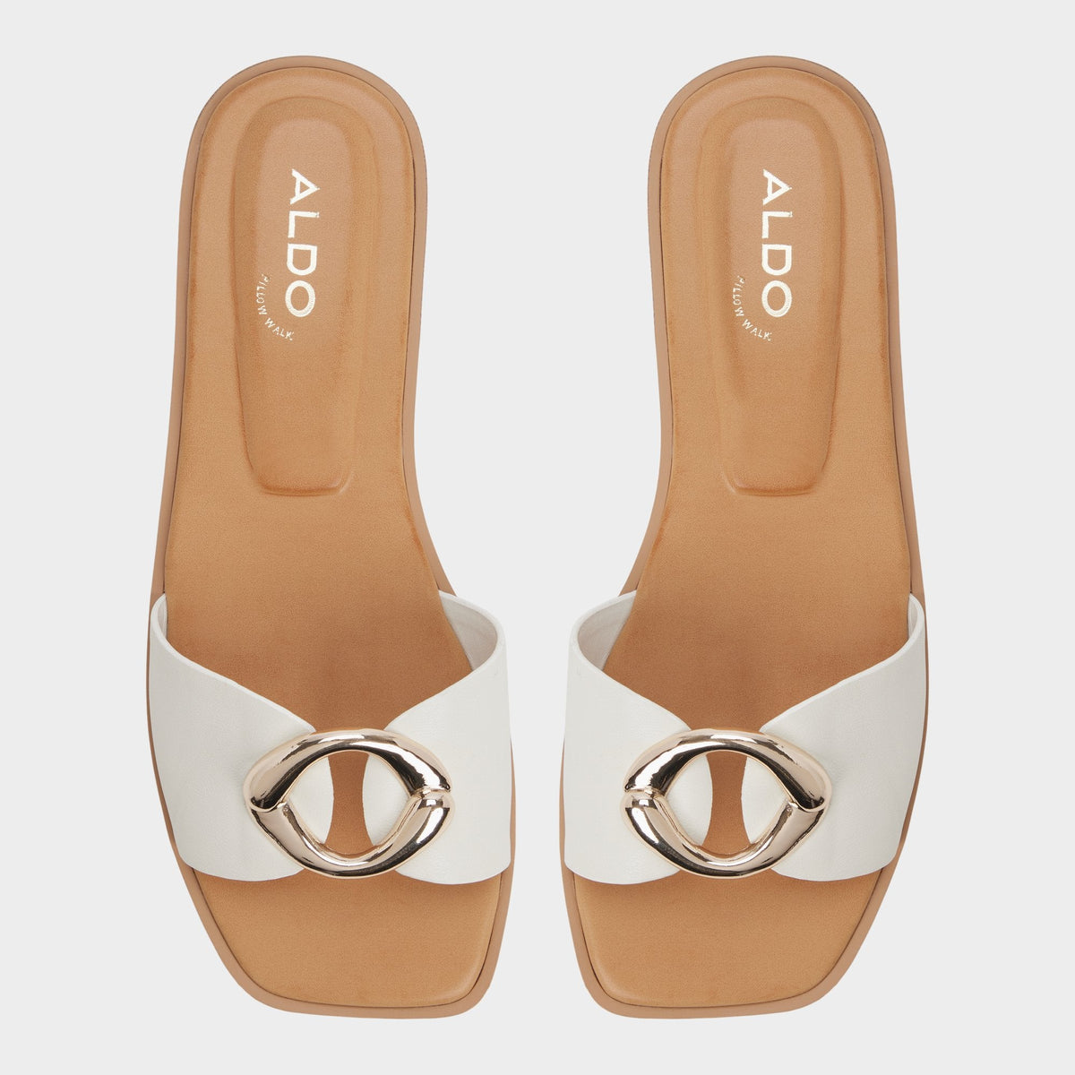 Biggin in White Bone - Slide sandal | Aldo Essential