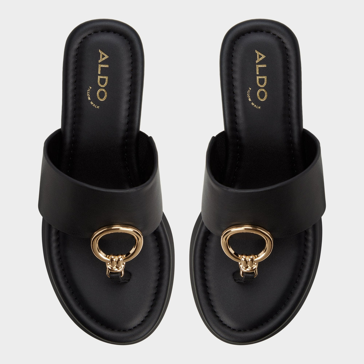 Friegan in Black - Slide sandal, Wedge heel | Aldo Best Seller