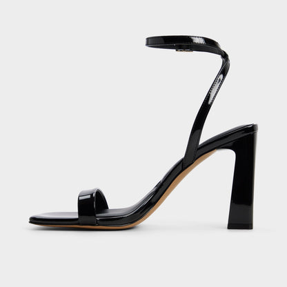 Azzira in Black - Strappy heeled sandal, Block heel | Aldo Featured