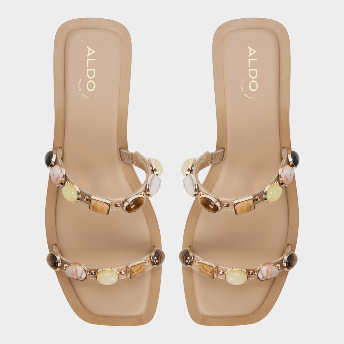 Sapphira in Medium Beige 14213541 - Slide sandal | Aldo Premium
