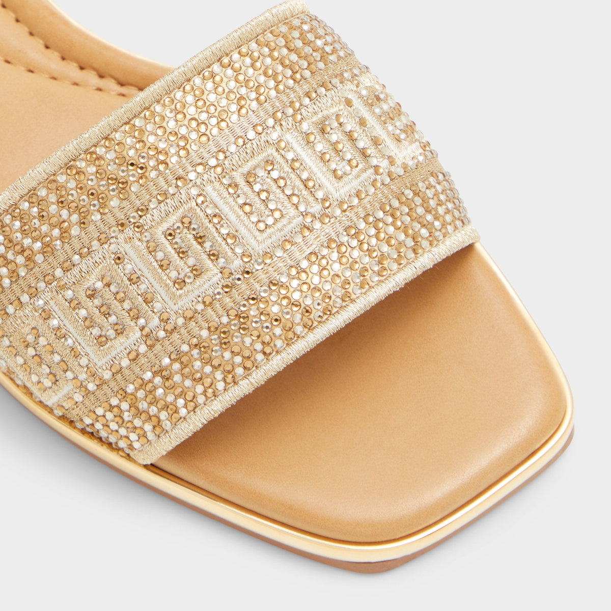Oceania in Xt Gold - Slide sandal | Aldo Signature