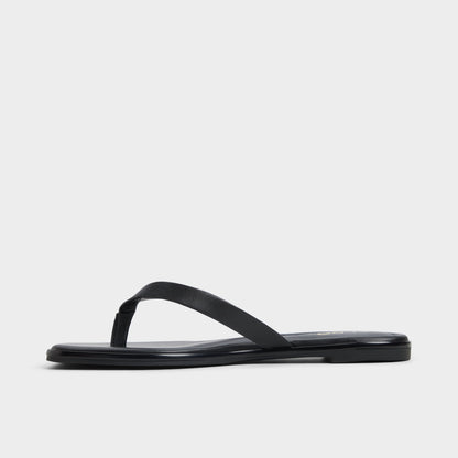 Theao Black Women's Flats - Flip flop | Aldo Best Seller