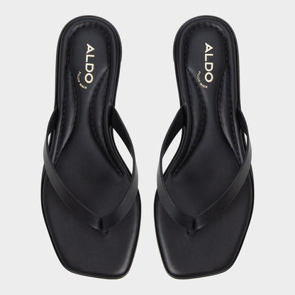 Theao Black Women's Flats - Flip flop | Aldo Best Seller