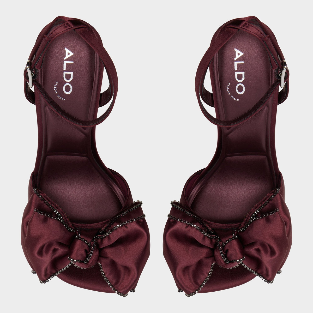 Tinsel in Bordo - Strappy heeled sandal, Stiletto heel | Aldo Popular