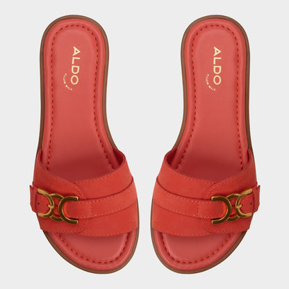 Dallaedar Medium Red Women's Flats - Slide sandal | Aldo Essential