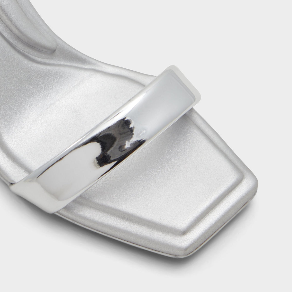 Aurorai Silver Women's Block heels - Strappy heeled sandal, Block heel | Aldo Premium