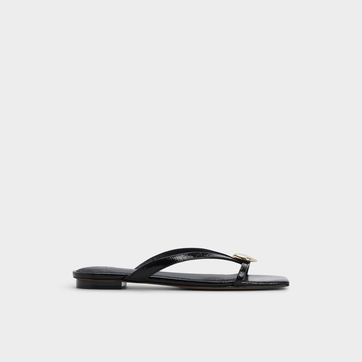 Iliria Black Women's Flats - Slide sandal | Aldo Essential