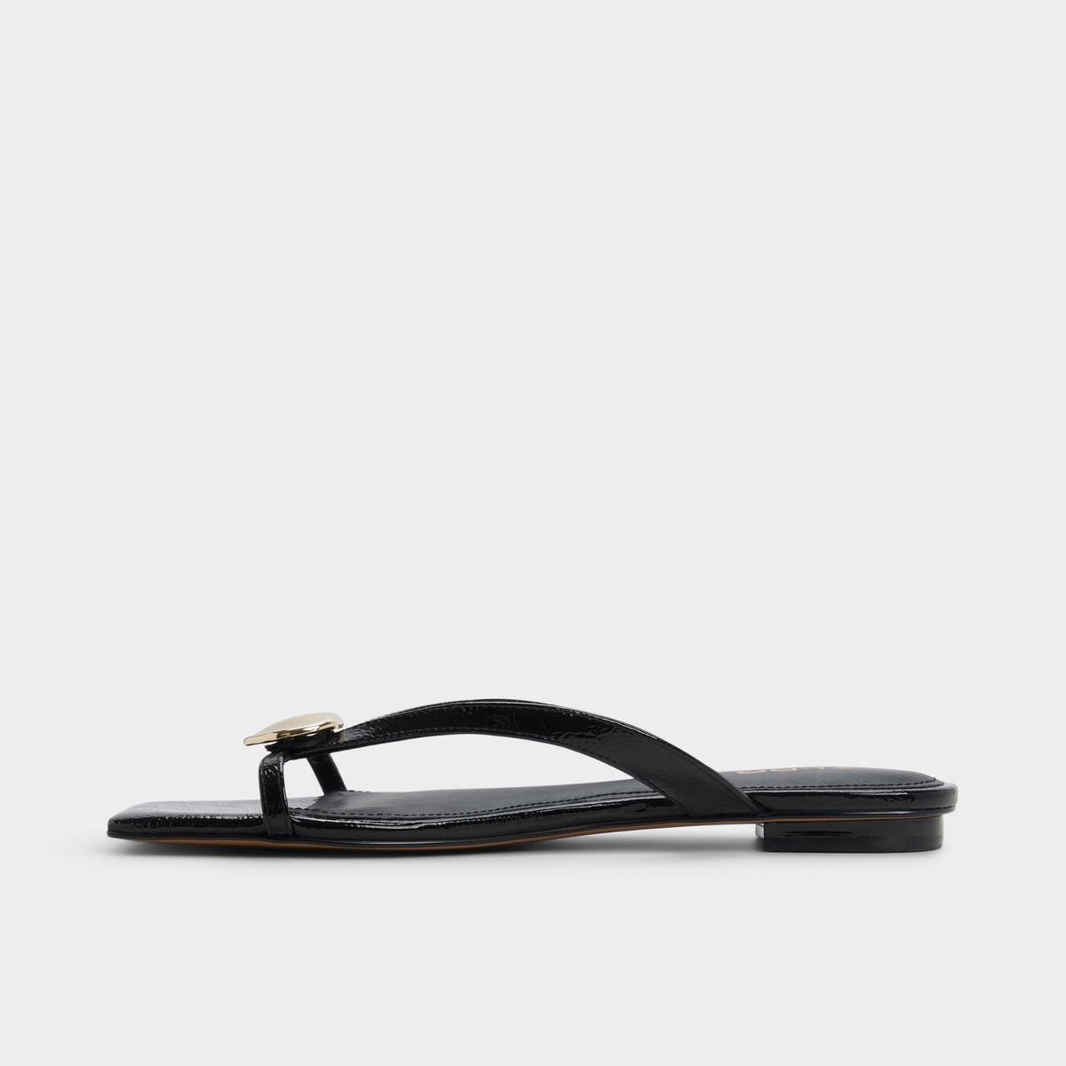 Iliria Black Women's Flats - Slide sandal | Aldo Essential